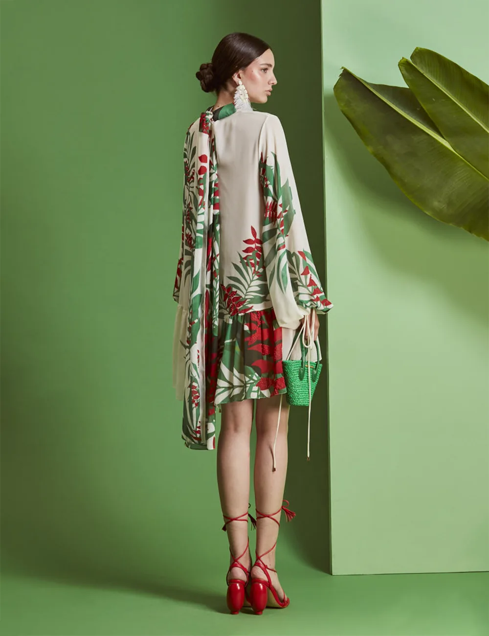 DESIGNER CHIFFON DRESS - Imagen 4